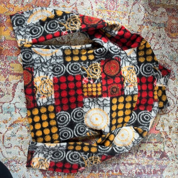 Linea Domani Felted Wool Patchwork Blazer - Small - Boho Chic Spring Jacket - Picture 3 of 4